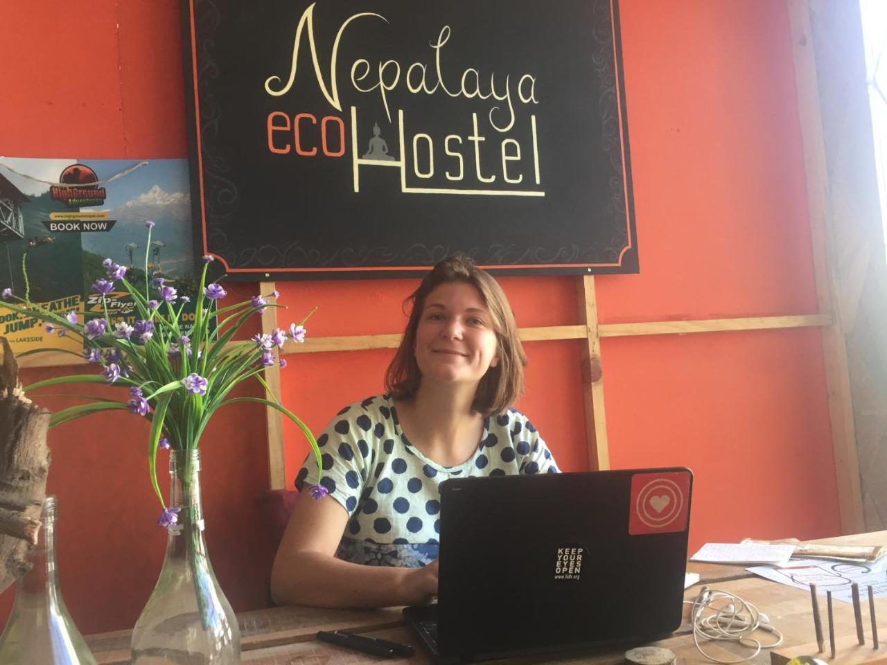 Nepalaya Eco Hostel Покхара Экстерьер фото
